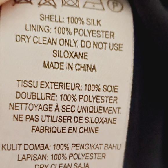 French Connection 100% Silk Sultan Print Mid Mod Sheath Dress Size 2 - Picture 5 of 6